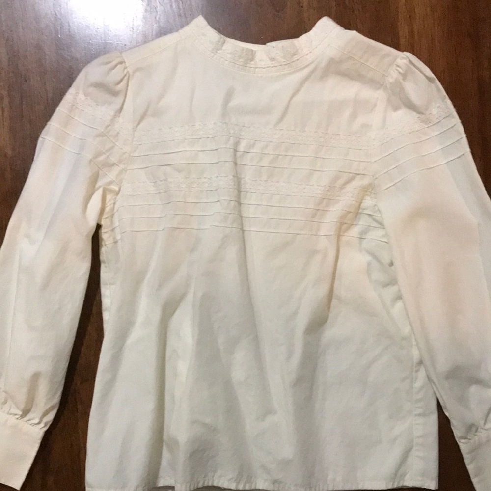 Ivory long sleeve with lace